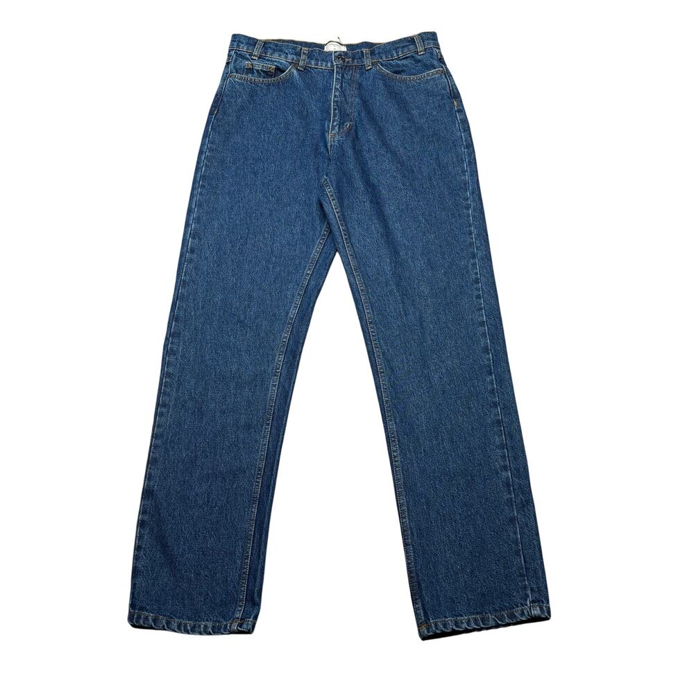 Percival Classic Denim Trousers Men's 32x31 Blue Straight Leg Jeans